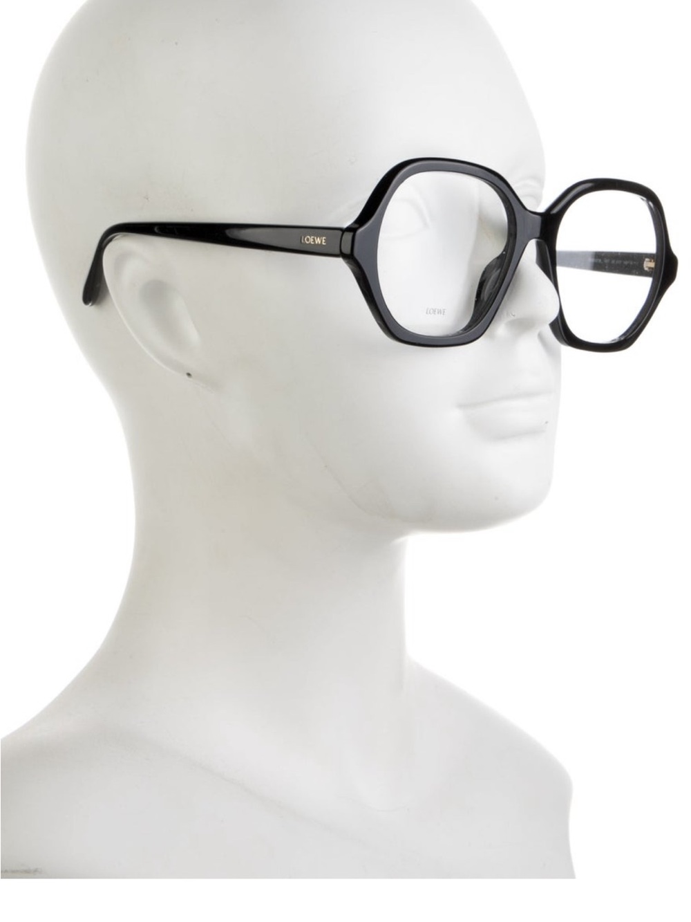 Loewe Black Oversized Geometric Women's Glasses